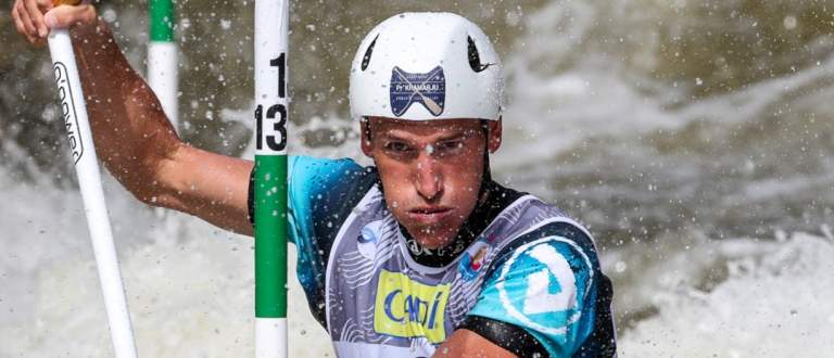 Slovenia Luka Bozic C1 La Seu slalom 2022