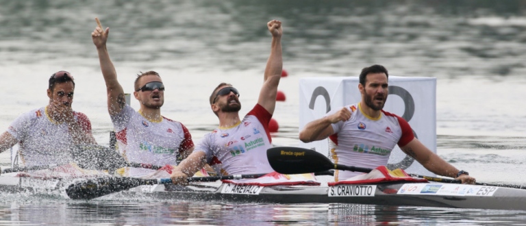 Spain men K4 European