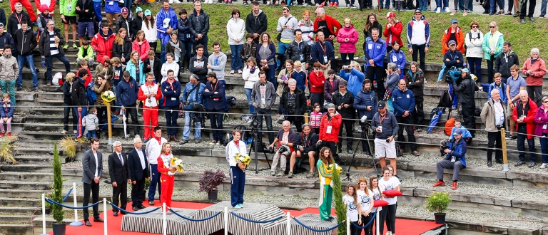 Canoe Slalom Medal  Ceremony Pau, France