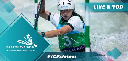 2019 ICF Canoe Slalom World Cup 2 Bratislava Slovakia