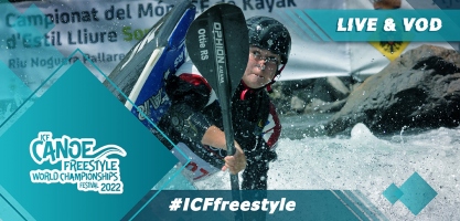 2022 ICF Canoe Freestyle World Championships Nottingham UK Great Britain Live TV Coverage Video Streaming