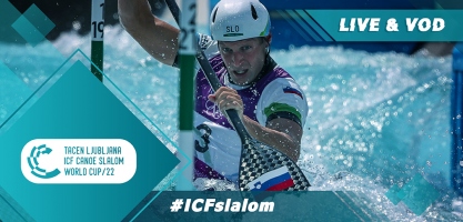 2022 ICF Canoe Kayak Slalom World Cup 3 Ljubljana Slovenia Live TV Coverage Video Streaming