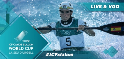 2022 ICF Canoe Kayak Slalom World Cup 5 La Seu Spain Live TV Coverage Video Streaming