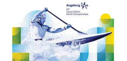 2022 ICF Canoe Slalom World Championships Augsburg logo NEW