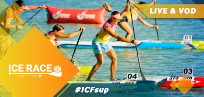 2022 ICF Stand Up Paddling SUP World Cup 1 Ice Race Thun Switzerland Live TV Coverage Video Streaming