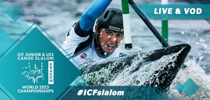 2023 ICF Canoe Kayak Slalom Junior & U23 World Championships Krakow Poland Live TV Coverage Video Streaming