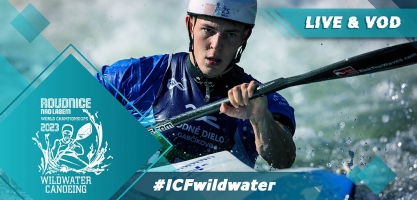 2023 ICF Canoe Kayak Wildwater Junior & U23 World Championships Roudnice Czech Repeblic Live TV Coverage Video Streaming