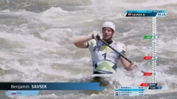 Benjamin Savsek SLO Men's Canoe Heats / 2025 ICF Canoe-Kayak Slalom World Cup La Seu d'Urgell Spain