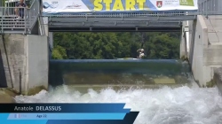 Anatole Delassus France Semi Final / 2023 ICF Canoe-Kayak Slalom World Cup Ljubljana Slovenia