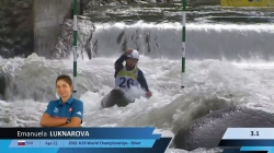 Emanuela Luknarova / Canoe Semi-Final / 2024 ICF Canoe Slalom World Cup La Seu Spain