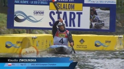 Klaudia Zwolinska, Poland - Kayak Semi-Final / 2024 ICL Canoe Slalom World Cup La Seu Spain