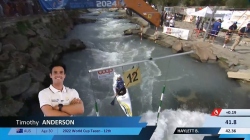 Timothy Anderson / Kayak Semi-Final / 2024 ICF Canoe Slalom World Cup Ivrea Italy