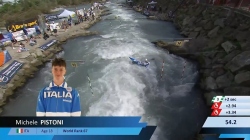 Michele Pistoni / Kayak Semi-Final / 2024 ICF Canoe Slalom World Cup Ivrea Italy