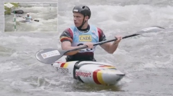 Gabriel De Coster - Belgium - Men's Kayak Heats / 2025 ICF Canoe Slalom World Cup La Seu Spain