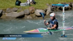 Lucie Nesnidalova, Czechia - Final / 2025 ICF Canoe Slalom World Cup Pau France