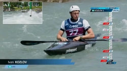 Ivan Kozlov AIN Men's Kayak Slalom Heats / 2025 ICF Canoe-Kayak Slalom World Cup Pau France