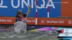 Viktoriia Dobrotvorska Ukraine Semi-FInal / 2023 ICF Canoe Slalom World Cup Prague Czech Republic