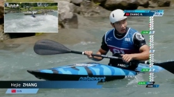 Hejie Zhang CHI Men's Kayak Slalom Heats / 2025 ICF Canoe-Kayak Slalom World Cup Pau France