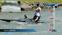 Marina Novysh AIN Women’s Kayak Slalom Heats / 2025 ICF Canoe-Kayak Slalom World Cup Pau France