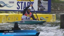 Luuka Jones, New Zealand - Kayak Semi-Final / 2024 ICF Canoe Slalom World Cup La Seu Spain