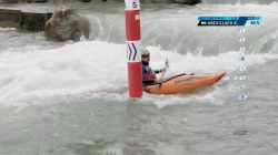 Khayotbek Abdullaev, UZB - Kayak Cross Time Trial /  2025 ICF Canoe Slalom World Cup Pau France
