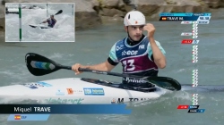 Miquel Trave ESP Men's Kayak Slalom Heats / 2025 ICF Canoe-Kayak Slalom World Cup Pau France