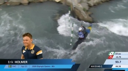 Erik Holmer / Kayak Semi-Final / 2024 ICF Canoe Slalom World Cup Ivrea Italy
