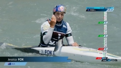 Jessica Fox Australia Women's Kayak Heats / / 2025 ICF Canoe-Kayak Slalom World Cup Pau France