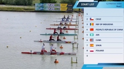 Women's C2 500m Heat 1 / 2025 ICF Canoe-Kayak Sprint World Cup Szeged Hungary
