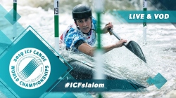 2019 ICF Canoe Slalom World Championships La Seu d'Urgell Spain / Slalom Heats Run 2 – C1m, K1w