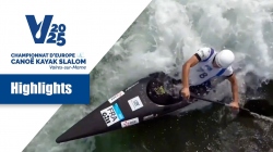 Highlights teaser for the 2025 ECA Canoe Slalom European Championships in Paris