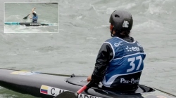 Carolina Massarenti, Colombia - Canoe Heats / 2025 ICF Canoe Slalom World Cup Pau France