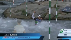 Adam Burgess, GB - Men's Canoe Semi-Final / 2024 ICF Canoe Slalom World Cup Ivrea Italy