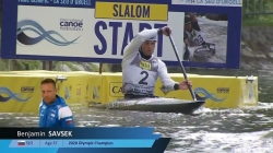 Benjamin Savsek, Slovenia - Canoe Semi-Finals / 2024 ICF Canoe Slalom World Cup La Seu Spain