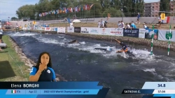 Elena Borghi, Italy / U23 Semi-Final 2024 ICF Canoe-Kayak Slalom Junior & U23 World Championships