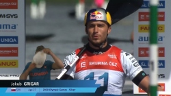Jakub Grigar, Slovakia, Canoe Slalom, Heats / 2024 ICF Canoe Slalom World Cup Prague Czechia