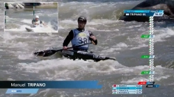 Manuel Tripano ARG Men's Canoe Heats / 2025 ICF Canoe-Kayak Slalom World Cup La Seu d'Urgell Spain