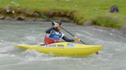Shunfang Wan, China - Kayak Cross Heats /  2025 ICF Canoe Slalom World Cup Pau France