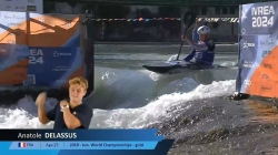Anatole Delassus, France - Men's Kayak Final / 2024 ICF Canoe Slalom World Cup Ivrea Italy
