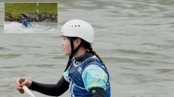 Jiaqi Xu, China - Canoe Heats / 2025 ICF Canoe Slalom World Cup Pau France
