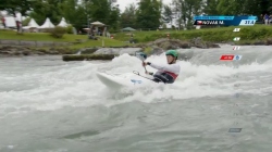 Matyas Novak, Czechia - Kayak Cross Time Trial /  2025 ICF Canoe Slalom World Cup Pau France