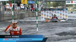 Corinna Kuhnle, Austria, Kayak Slalom Final / 2024 ICF Canoe Slalom World Cup Prague Czechia
