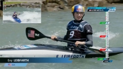 Evy Leibfarth USA Women's Kayak Heats / 2025 ICF Canoe-Kayak Slalom World Cup Pau France