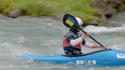 Viktoriia Us, Ukraine - Kayak Cross Heats /  2025 ICF Canoe Slalom World Cup Pau France