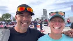 SUP Special Olympics instructors Tommy Buday Jnr and April Zilg