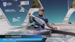 Taisiia Logacheva, AIN - Canoe Heats / 2025 ICF Canoe Slalom World Cup Pau France
