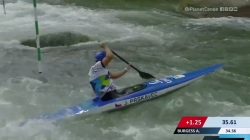 Jiri Prskavec Czech Republic Semi-Final / 2023 ICF Canoe-Kayak Slalom World Cup Ljubljana Slovenia