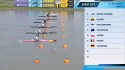 Men's K1 1000m Heat 5 / 2025 ICF Canoe-Kayak Sprint World Cup Szeged Hungary