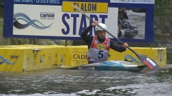 Eva Tercelj, Slovenia - Kayak Semi-Final / 2024 ICL Canoe Slalom World Cup La Seu Spain