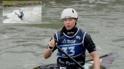 Eyleen Vuilleumier, Switzerland - Canoe Heats / 2025 ICF Canoe Slalom World Cup Pau France